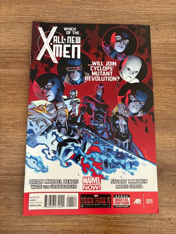 Lot of 6 All-New X-Men Marvel Comic Books # 11 12 13 14 15 16 Vf-Nm 6 J325, raw comic book in NM condition — front cover