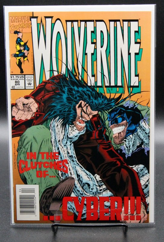 Wolverine #80 (Marvel Comics, 1994), raw comic book in NM condition — front cover