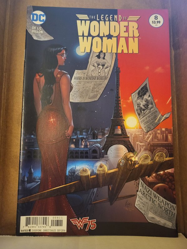 The Legend of Wonder Woman #22 (2016), raw, ungraded comic book — front cover