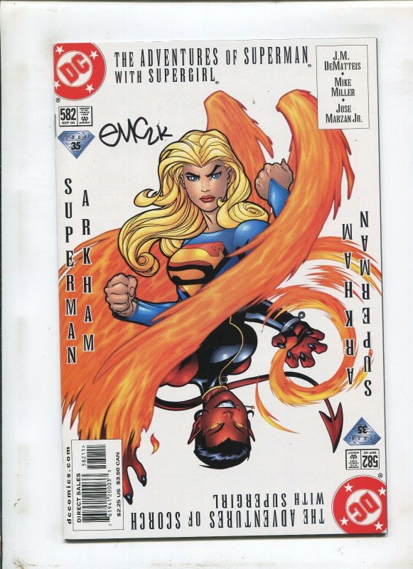 Adventures of Superman #582 (DC Comics), raw comic book in 9.2 condition — front cover