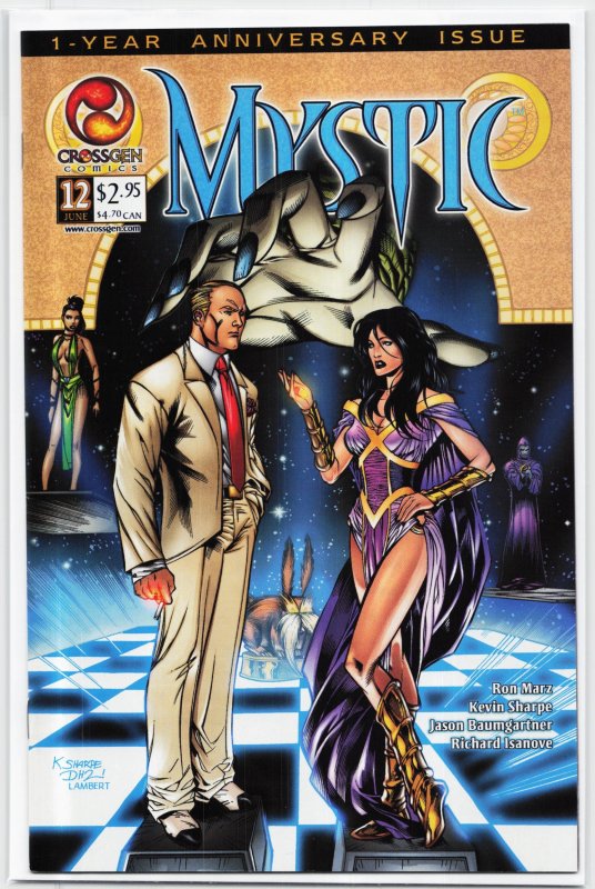 Mystic #12 (2001), raw, ungraded comic book — front cover
