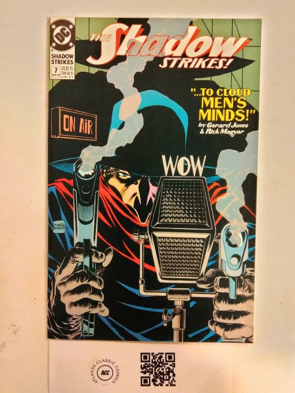The Shadow Strike #7 (DC Comics), raw comic book in NM condition — front cover