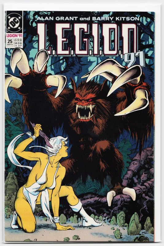 L.e.g.i.o.n #25 (1991), raw, ungraded comic book — front cover