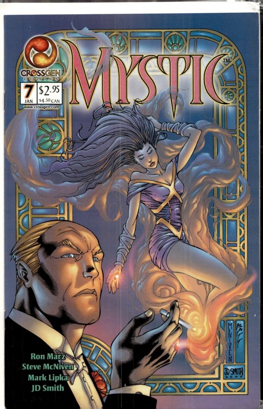 Mystic #7 (CrossGen, 2001), raw, ungraded comic book — front cover