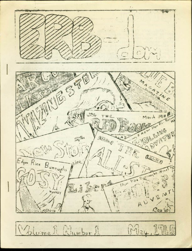 Erb-Dom #1-1960-Tarzan/edgar Rice Burroughs Fanzine FN, raw comic book in FN condition — front cover