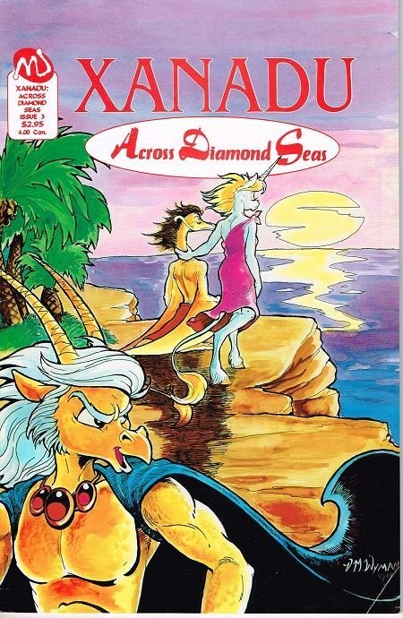 Xanadu: Across Diamond Seas #3, raw, ungraded comic book — front cover