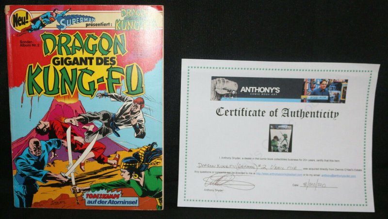 Dragon Gigant Des Kung-Fu #2, raw comic book in 4.0 condition — front cover
