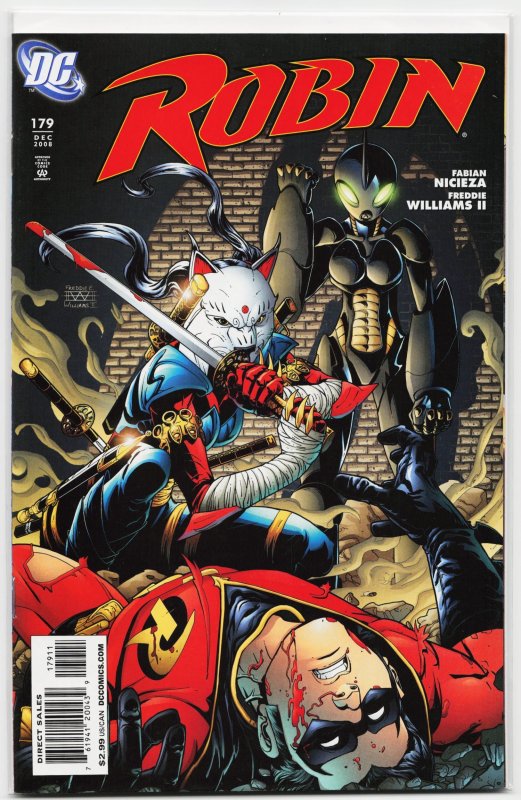 Robin #179 (DC Comics, 2008), raw, ungraded comic book — front cover