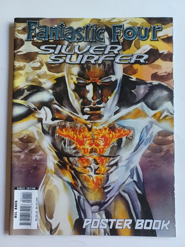 Fantastic Four/Silver Surfer Poster Book Magazine - Ross - Kirby - 2007 - Vf/nm (2007), raw comic book in VF/NM condition — front cover