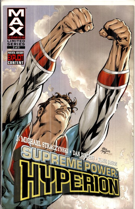 Supreme Power: Hyperion #2 (2005), raw, ungraded comic book — front cover