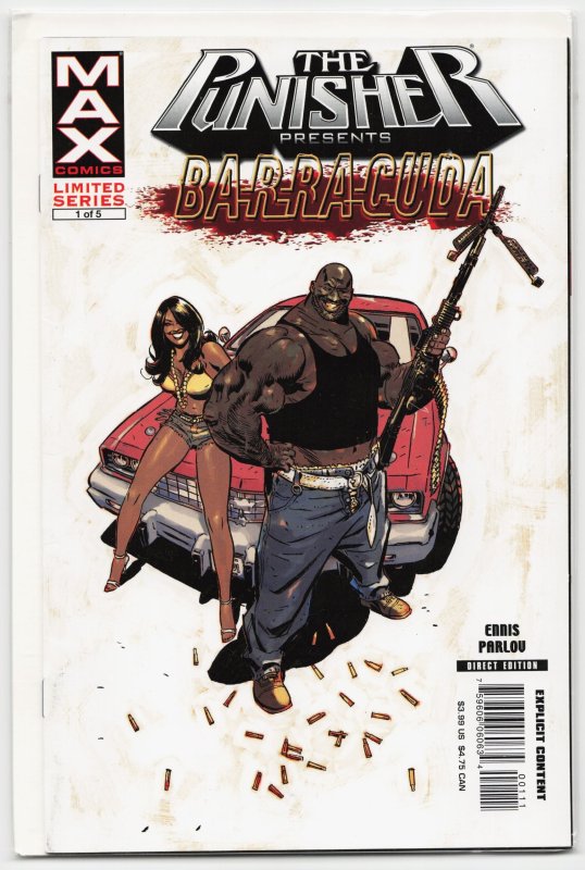 Punisher Presents: Barracuda #1 (2007), raw, ungraded comic book — front cover