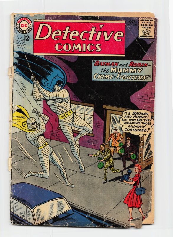 Detective Comics #320 (DC Comics, 1963), raw, ungraded comic book — front cover