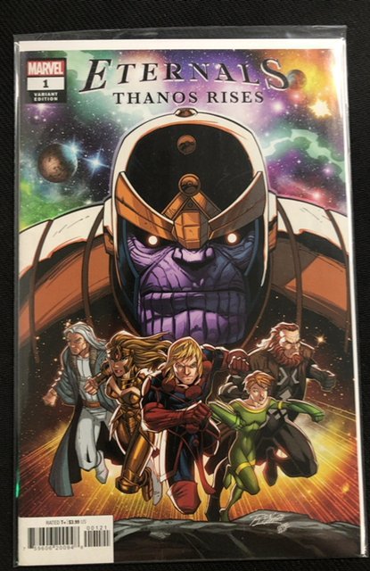 Eternals: Thanos Rises Lim Cover (2021) (2021), raw, ungraded comic book — front cover