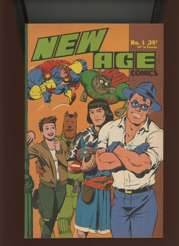 New Age Comics #1 (1985), raw comic book in 9.0 condition — front cover