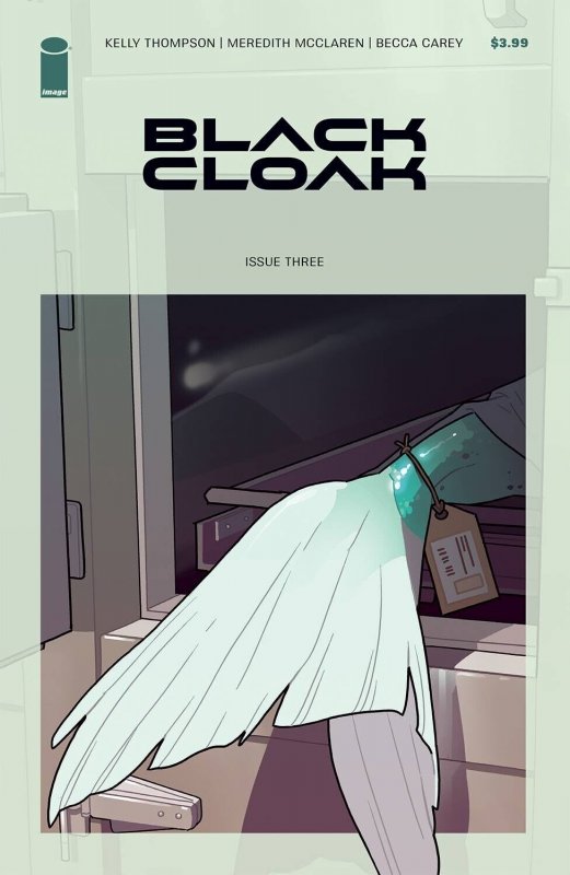 Black Cloak #3 (Image Comics, 2023), raw, ungraded comic book — front cover