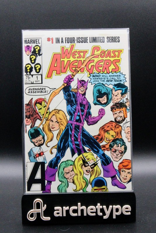 West Coast Avengers #1-4 – Marvel (1984) Full Run (Marvel Comics, 1984), raw, ungraded comic book — front cover