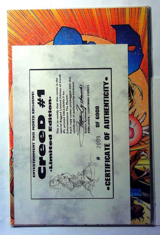 Creed 3rd Series #1 (1995), raw, ungraded comic book — front cover