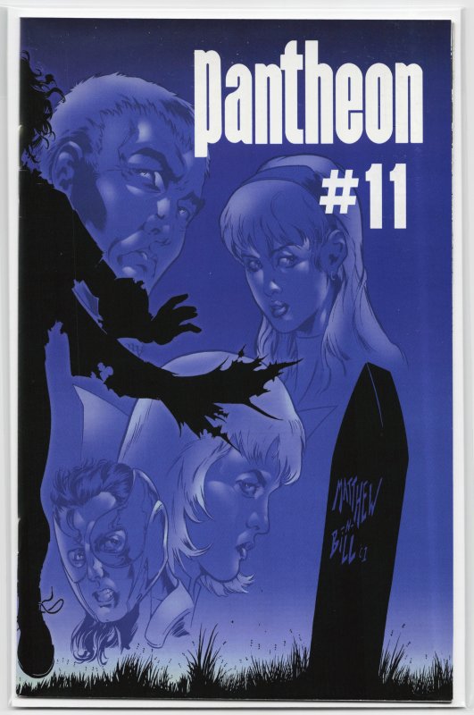 Pantheon #11 (2002), raw, ungraded comic book — front cover