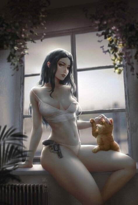 Gun Honey #2, raw comic book in NM condition — front cover