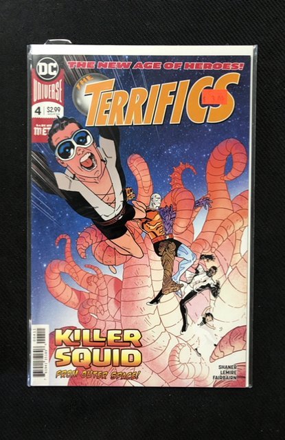 The Terrifics #4 (2018), raw, ungraded comic book — front cover