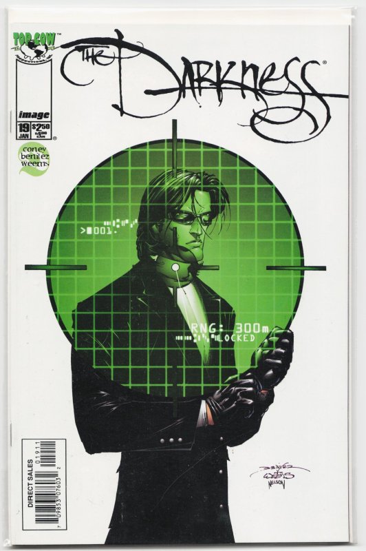 The Darkness #19 (Top Cow, 1999), raw, ungraded comic book — front cover