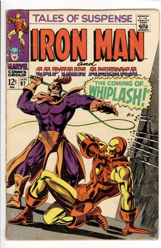 Tales of Suspense #97 (Marvel Comics, 1968), raw comic book in VG- 3.5 condition — front cover