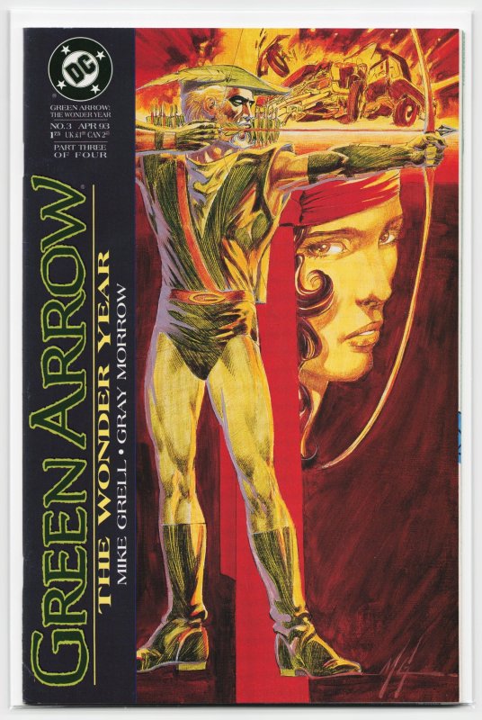 Green Arrow: The Wonder Year #3 (DC Comics, 1993), raw, ungraded comic book — front cover