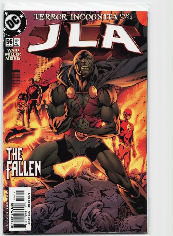 JLA #43 (DC Comics, 2000), raw, ungraded comic book — front cover