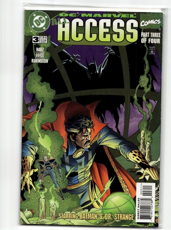 DC/Marvel: All Access #3 (1997), raw, ungraded comic book — front cover