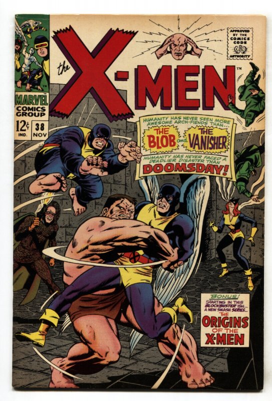 X-Men #38 - 1967 - Marvel - VF - Comic Book (Marvel Comics, 1967), raw comic book in VF condition — front cover