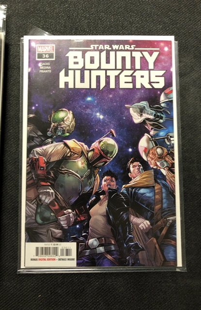 Star Wars: Bounty Hunters #36 (2023), raw, ungraded comic book — front cover