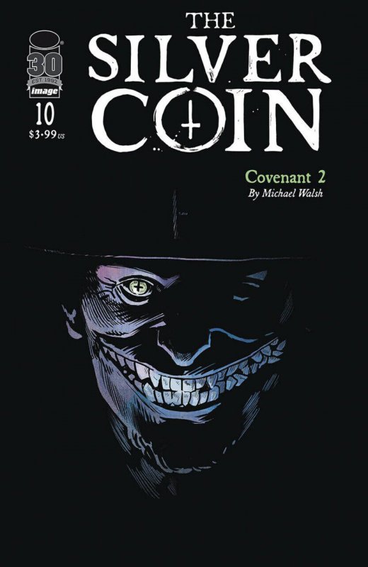 The Silver Coin #10 (Image Comics, 2021), raw comic book in NM condition — front cover