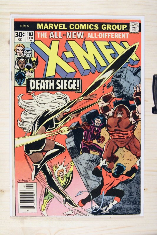 The X-Men #103 (Marvel Comics, 1977), raw comic book in VF+ 8.5 condition — front cover