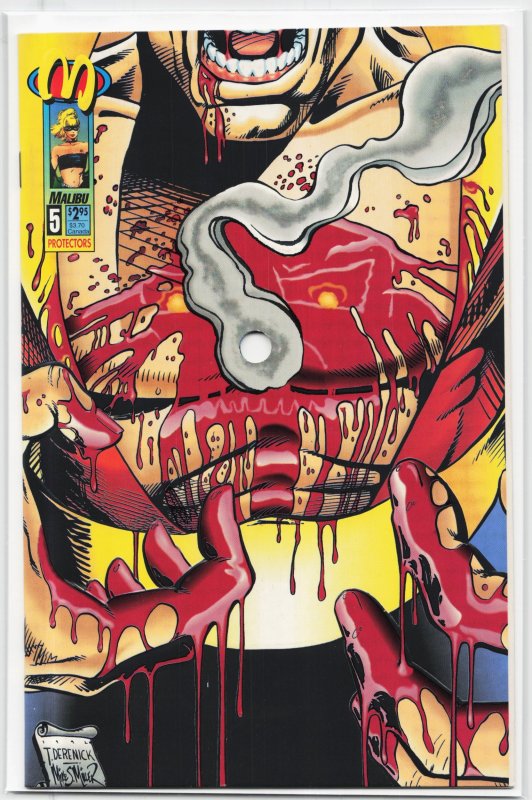 Protectors #5 (1993), raw, ungraded comic book — front cover