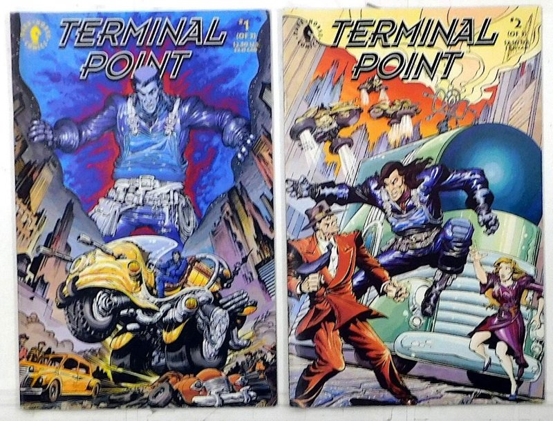 Terminal Point Lot of 2 #1, 2 (1993) Dark Horse Comics 1st Print Comic Books (Dark Horse Comics, 1993), raw, ungraded comic book — front cover