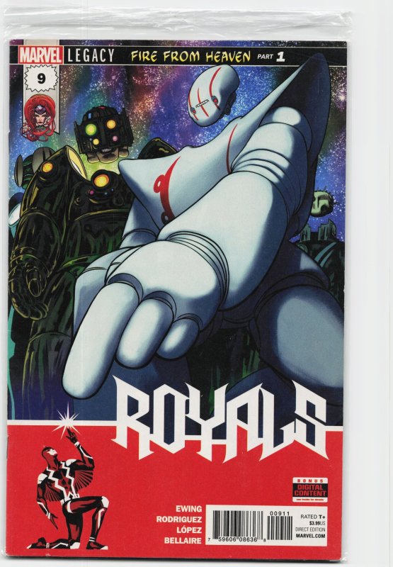 Royals #9 (2017), raw, ungraded comic book — front cover