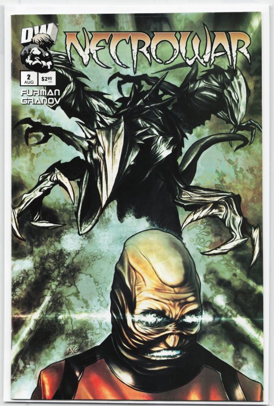 Necrowar #2 (2003), raw, ungraded comic book — front cover