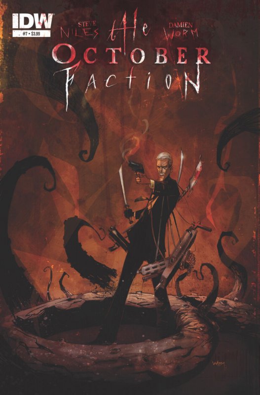 The October Faction #7 (IDW Publishing, 2014), raw comic book in VF condition — front cover