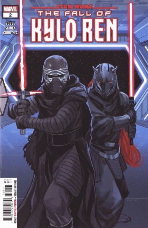 Star Wars the Fall of Kylo Ren #2 (Marvel Comics, 2026), raw, ungraded comic book — front cover