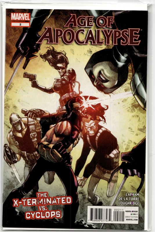 Age of Apocalypse #2 (Marvel Comics, 2012), raw, ungraded comic book — front cover