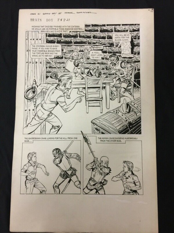 Brain Boy #4, raw, ungraded comic book — front cover