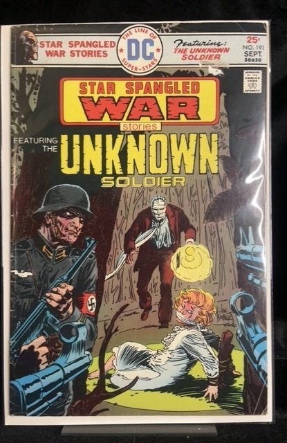 Star Spangled War Stories #191 (DC Comics, 1975), raw, ungraded comic book — front cover