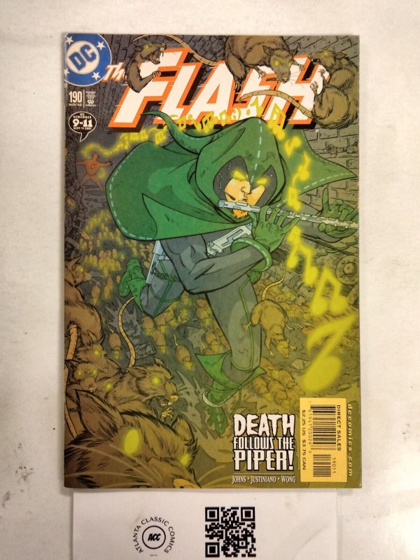 Flash #190 (DC Comics, 1969), raw comic book in NM condition — front cover