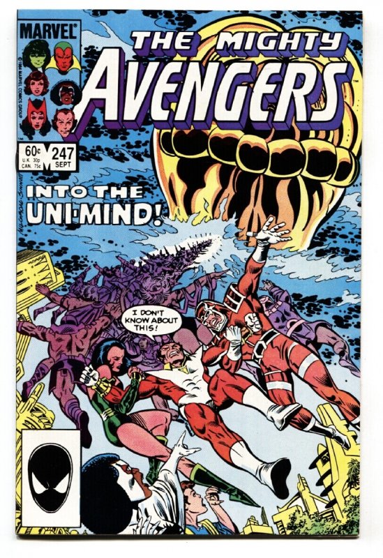 Avengers #247 (Marvel Comics, 1984), raw comic book in NM- condition — front cover