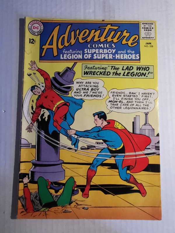 Adventure Comics #328 (DC Comics, 1965), raw, ungraded comic book — front cover