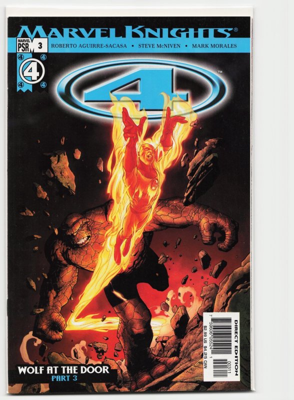 Marvel Knights: 4 #3 (Marvel Comics, 2004), raw, ungraded comic book — front cover