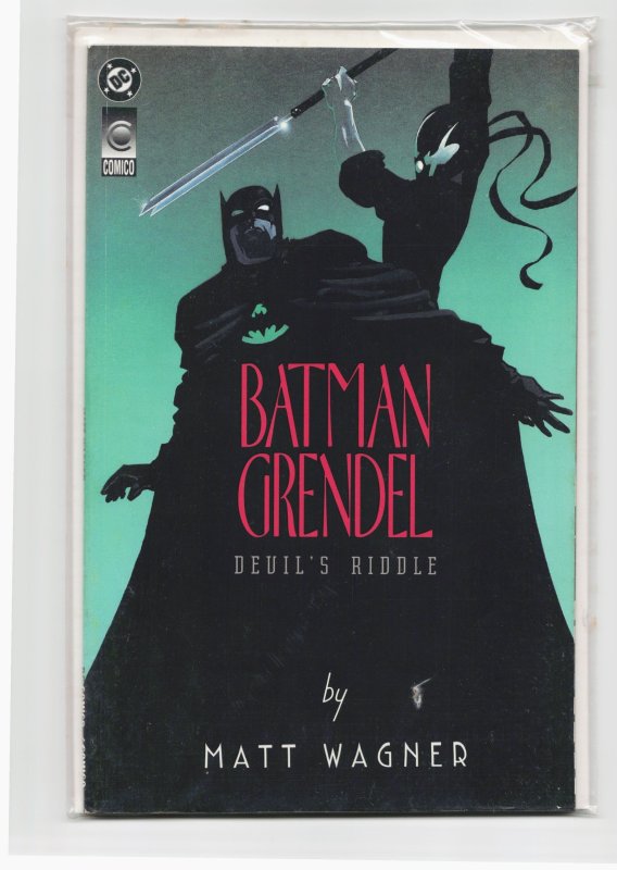 Batman/Grendel #1 (DC Comics, 1993), raw, ungraded comic book — front cover