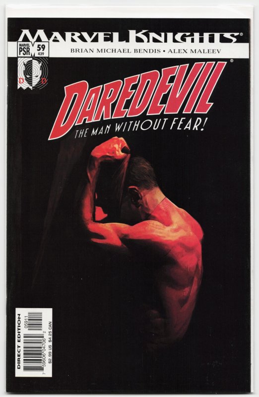 Daredevil #59 (Marvel Comics, 2004), raw, ungraded comic book — front cover
