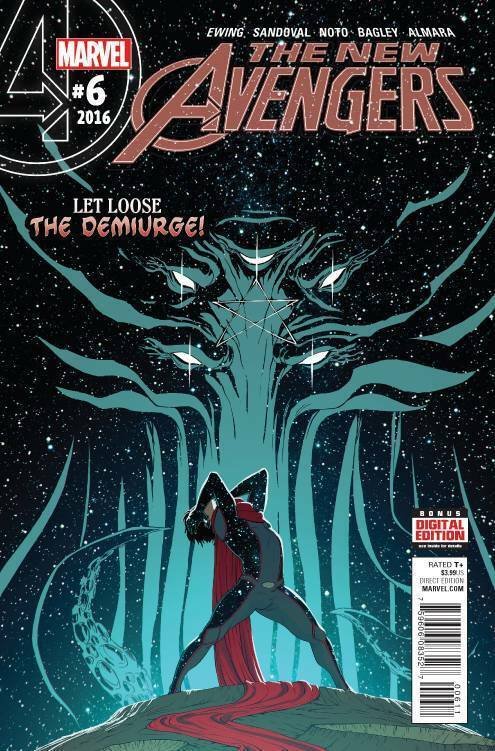 The New Avengers #6 (Marvel Comics, 2016), raw, ungraded comic book — front cover