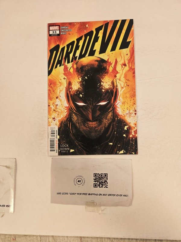 Daredevil #33 (Marvel Comics), raw comic book in NM condition — front cover